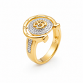 Men’s Gold Om Two-Tone Ring GMR -6