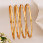 Classic Gold Plain Bangles GB -6