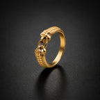 Men’s Gold Lion Head Ring GMR -2