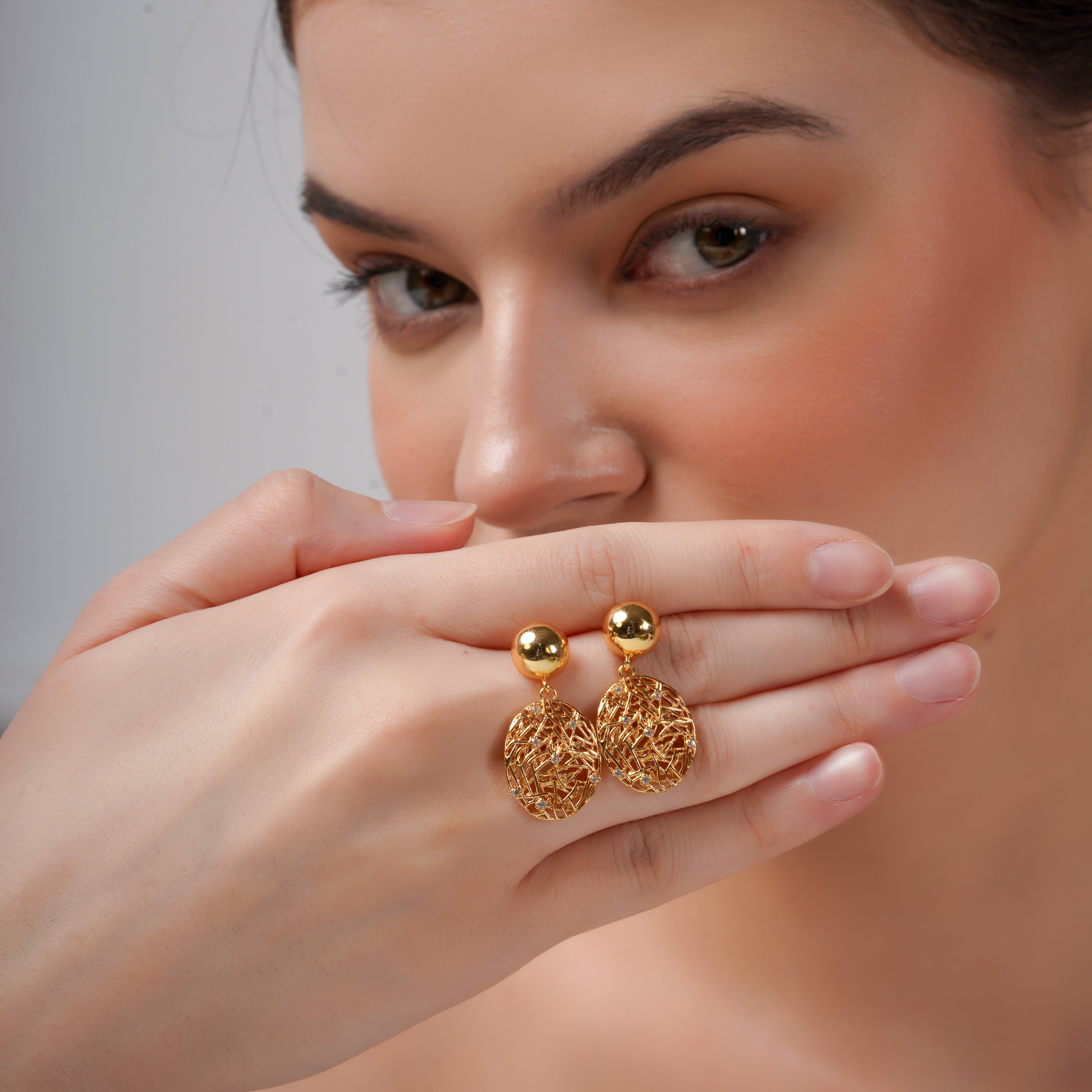 Sunora Weave Drops earrings GWE -13
