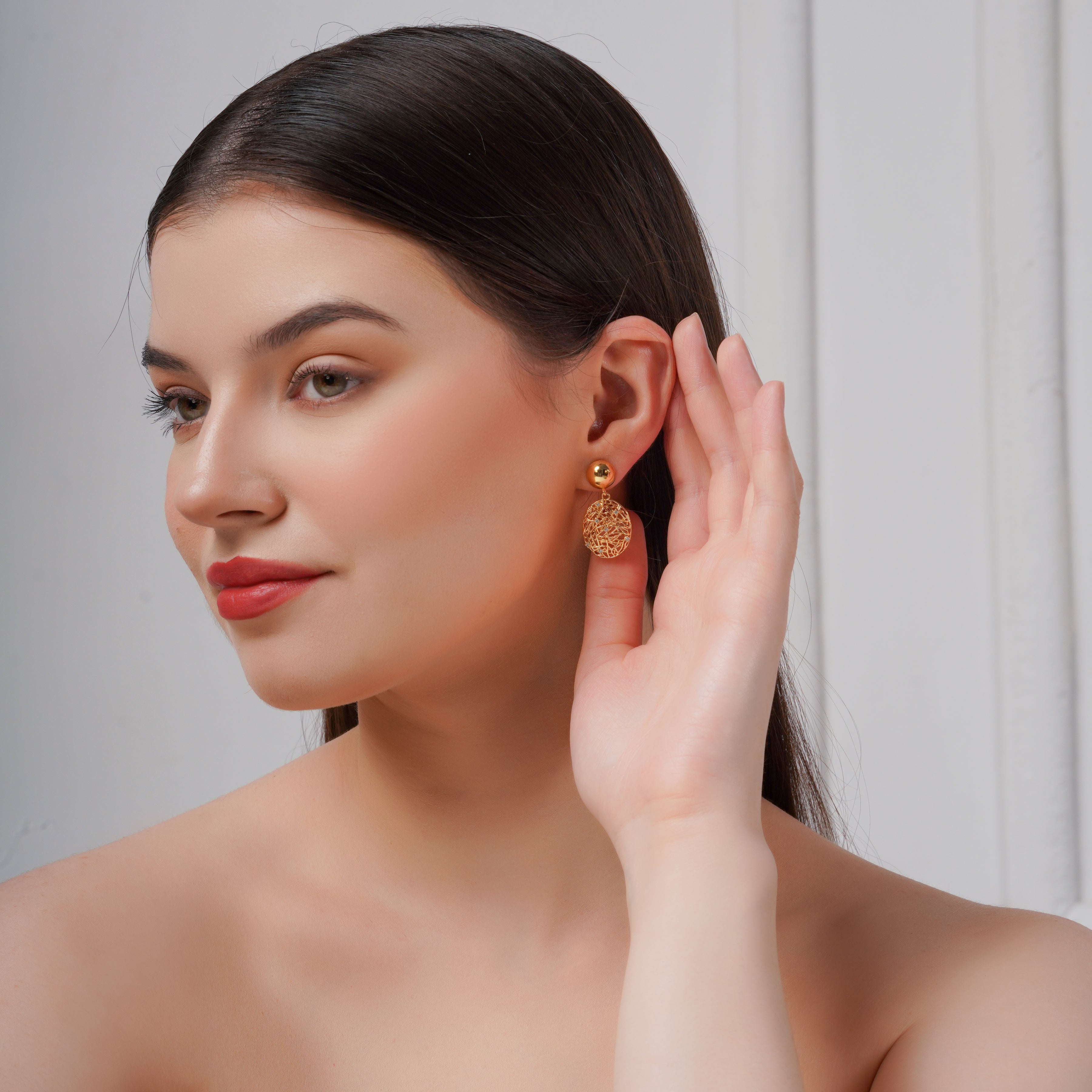 Sunora Weave Drops earrings GWE -13