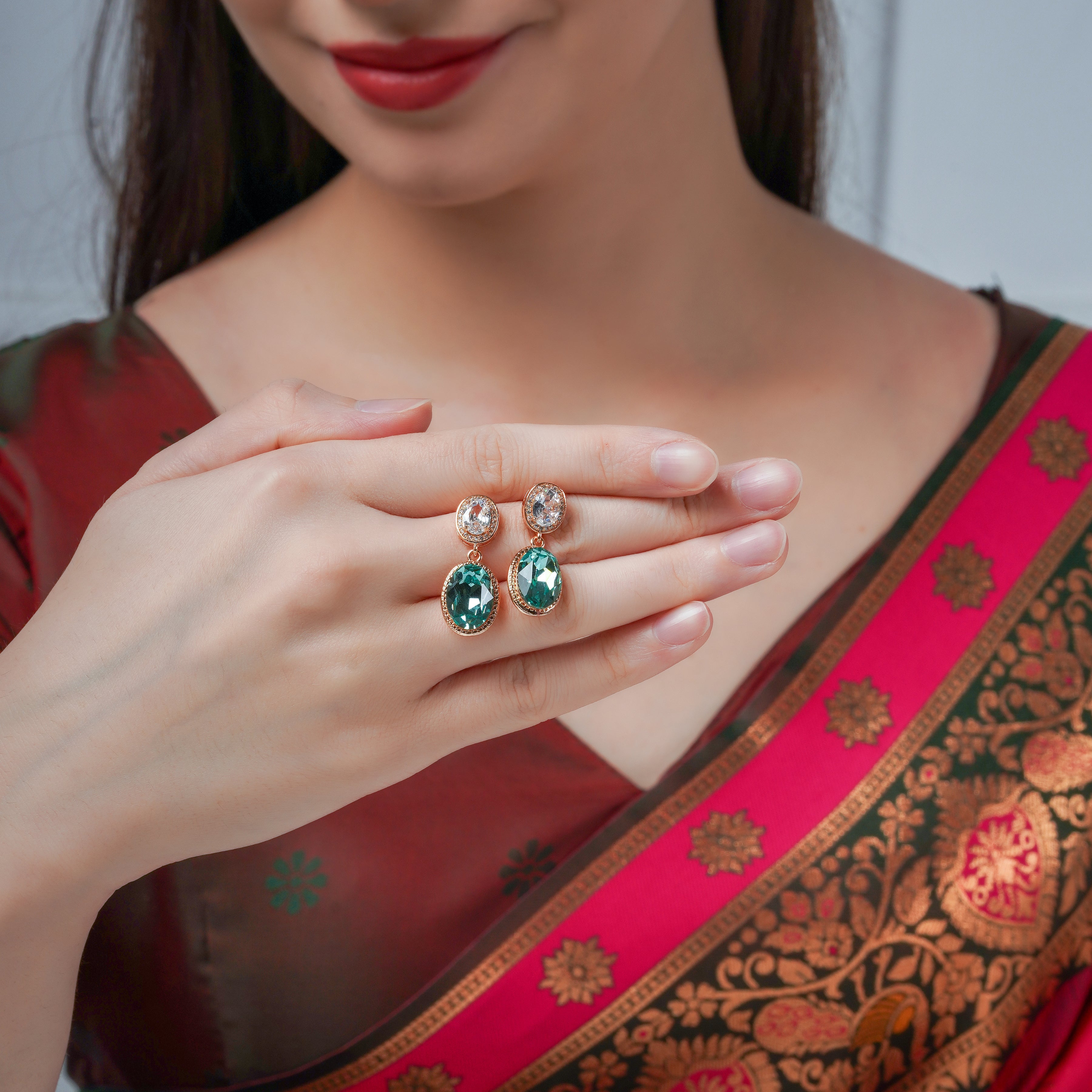 Green Enchanted Elegance Earring GWE -49
