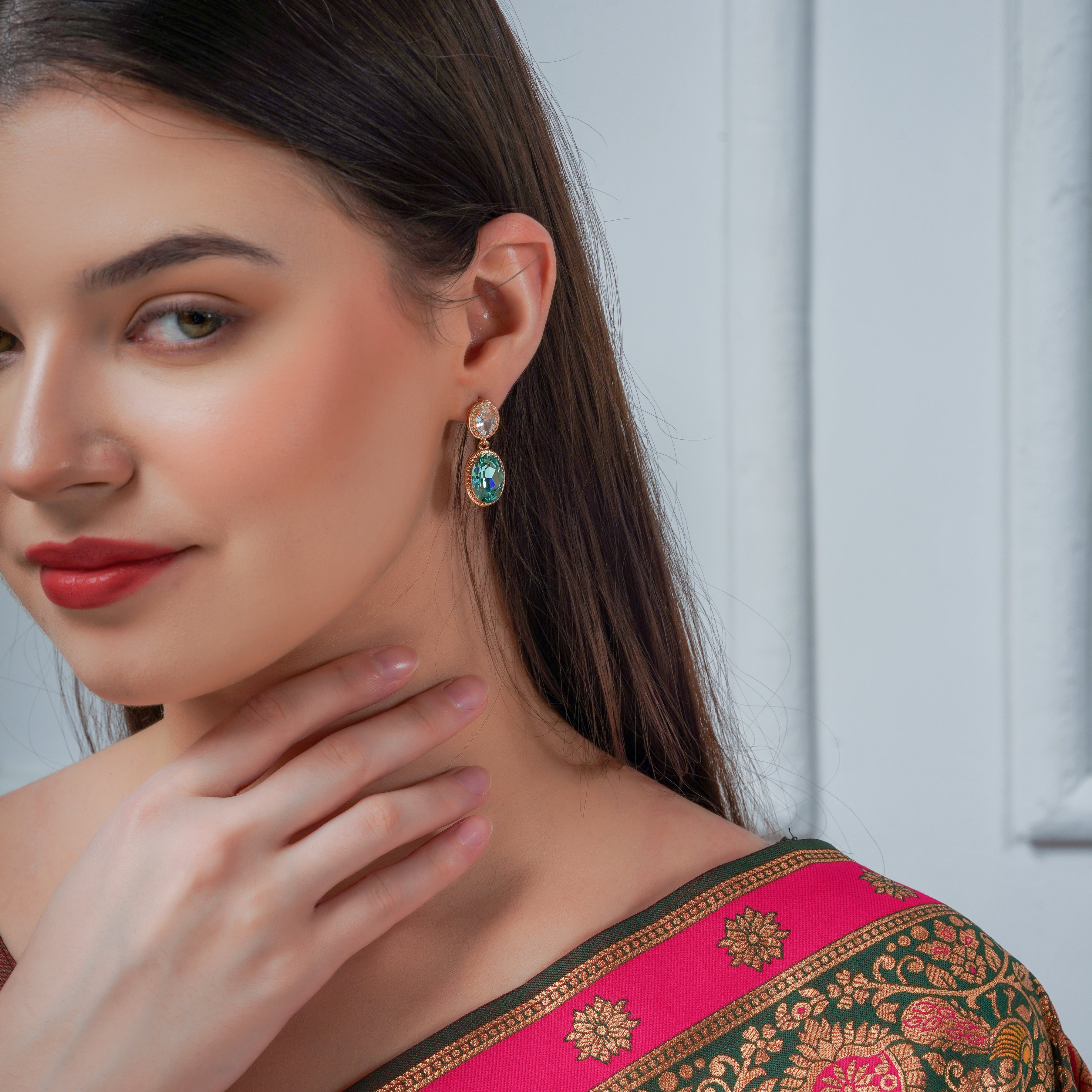 Green Enchanted Elegance Earring GWE -49