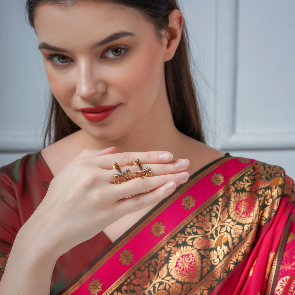 Nupur Arc Studs Earring GWE -33