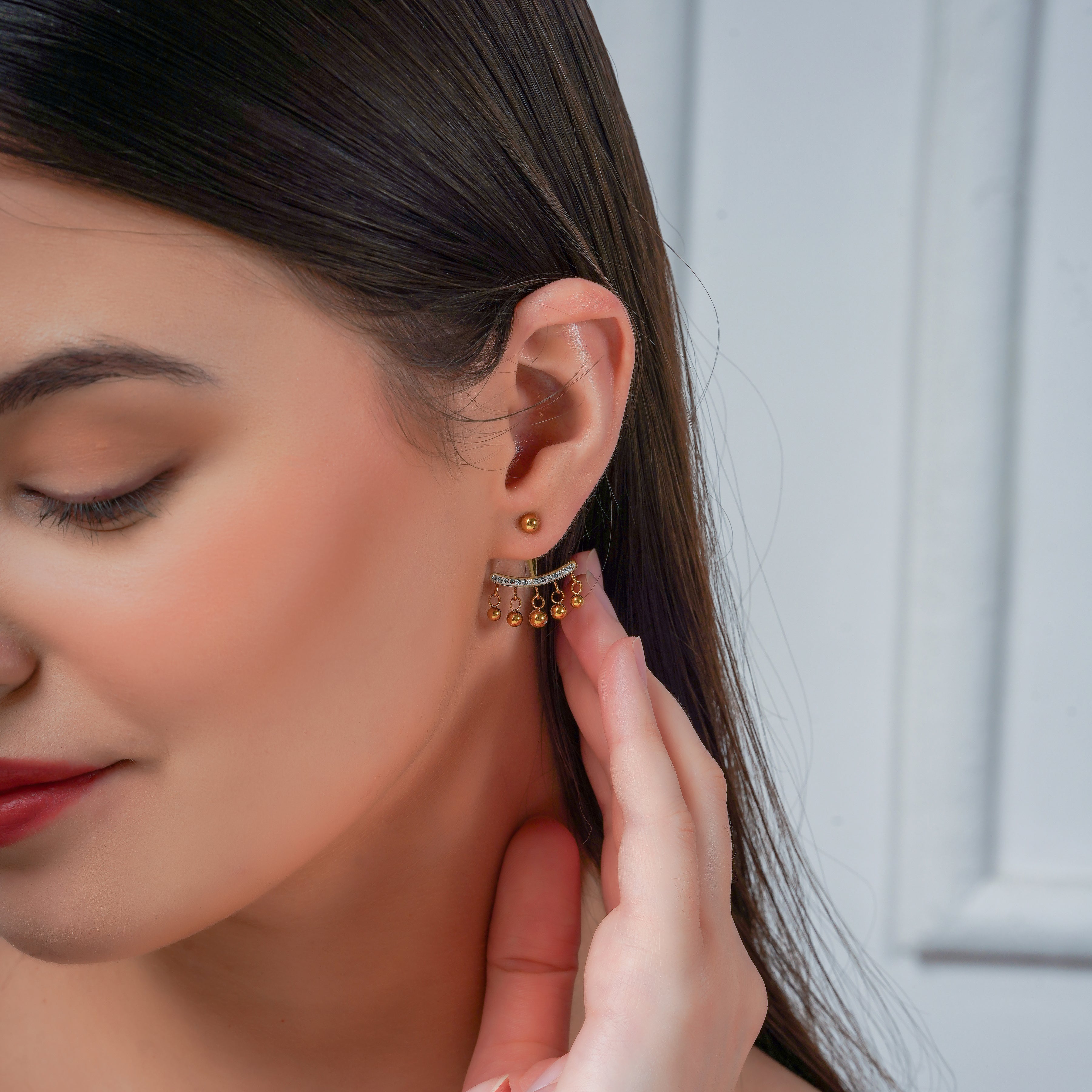 Nupur Arc Studs Earring GWE -33