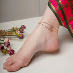 Cascad Rose Gold Anklet GWA -22