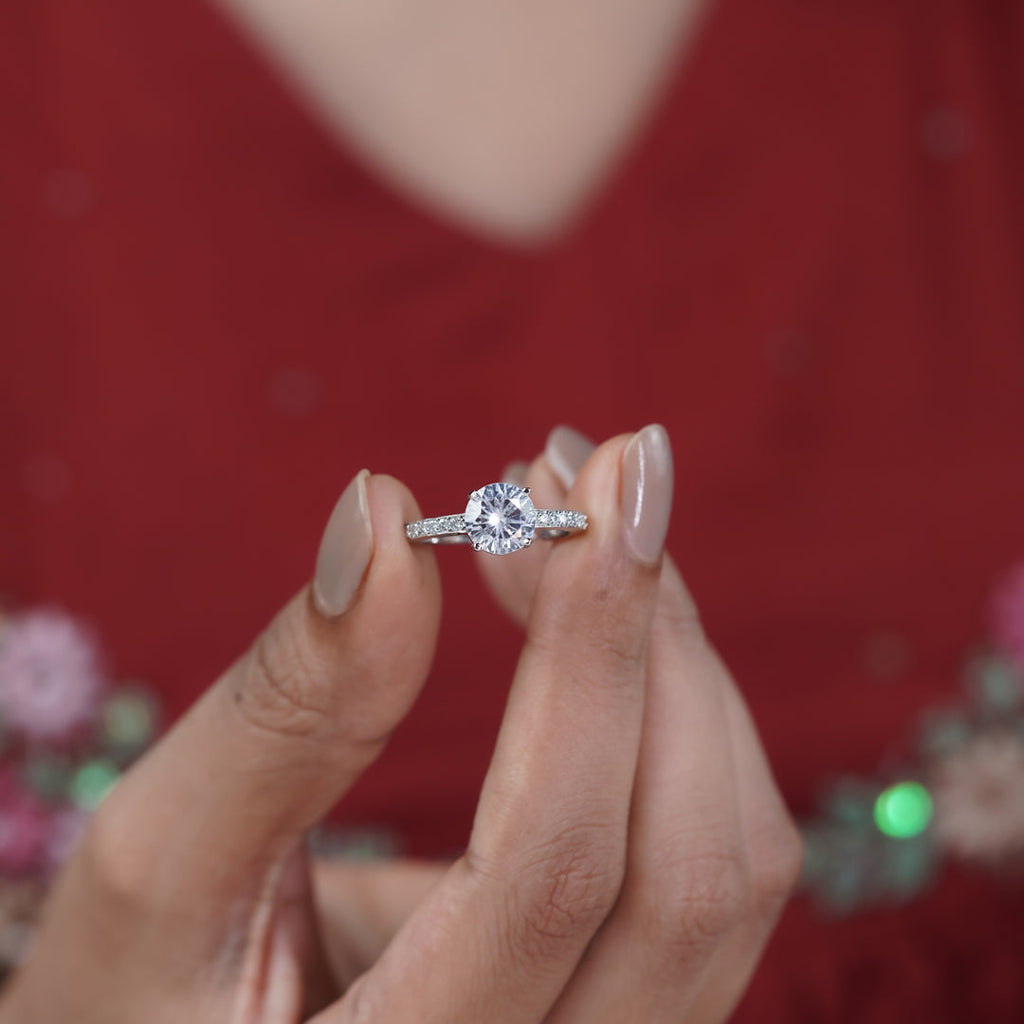 Classic Solitaire CZ Ring GWR -85