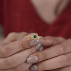 Manali green Diamond Ring GWR -93