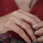 Manali green Diamond Ring GWR -93