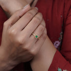 Manali green Diamond Ring GWR -93