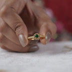 Manali green Diamond Ring GWR -93