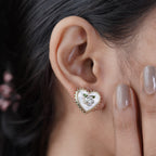 Brinda Heart earring GWE -42