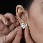 Brinda Heart earring GWE -42
