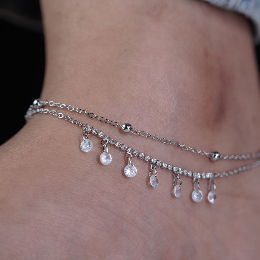 Wibestone Maitreyi Anklet – Timeless Elegance in Every Step
