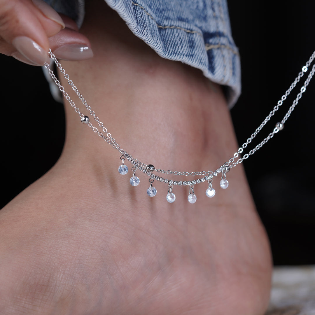Wibestone Maitreyi Anklet – Timeless Elegance in Every Step