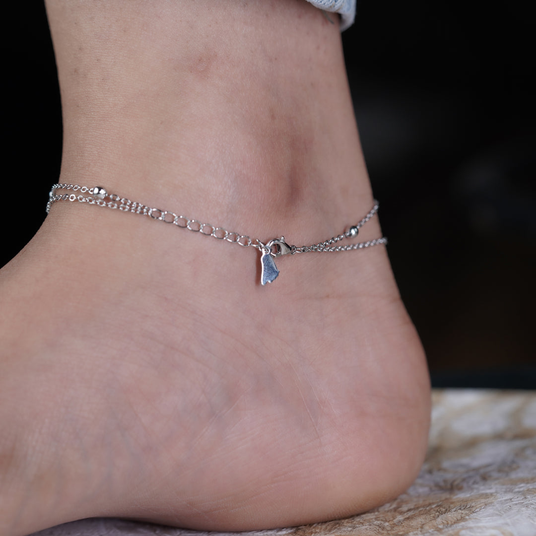 Wibestone Lavanya Anklet – Delicate Elegance for Every Occasion