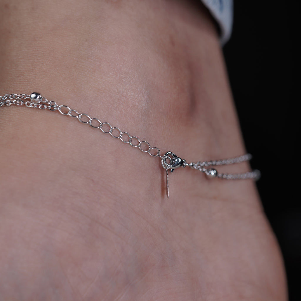 Wibestone Jyotsna Anklet – Radiant Elegance for Every Step