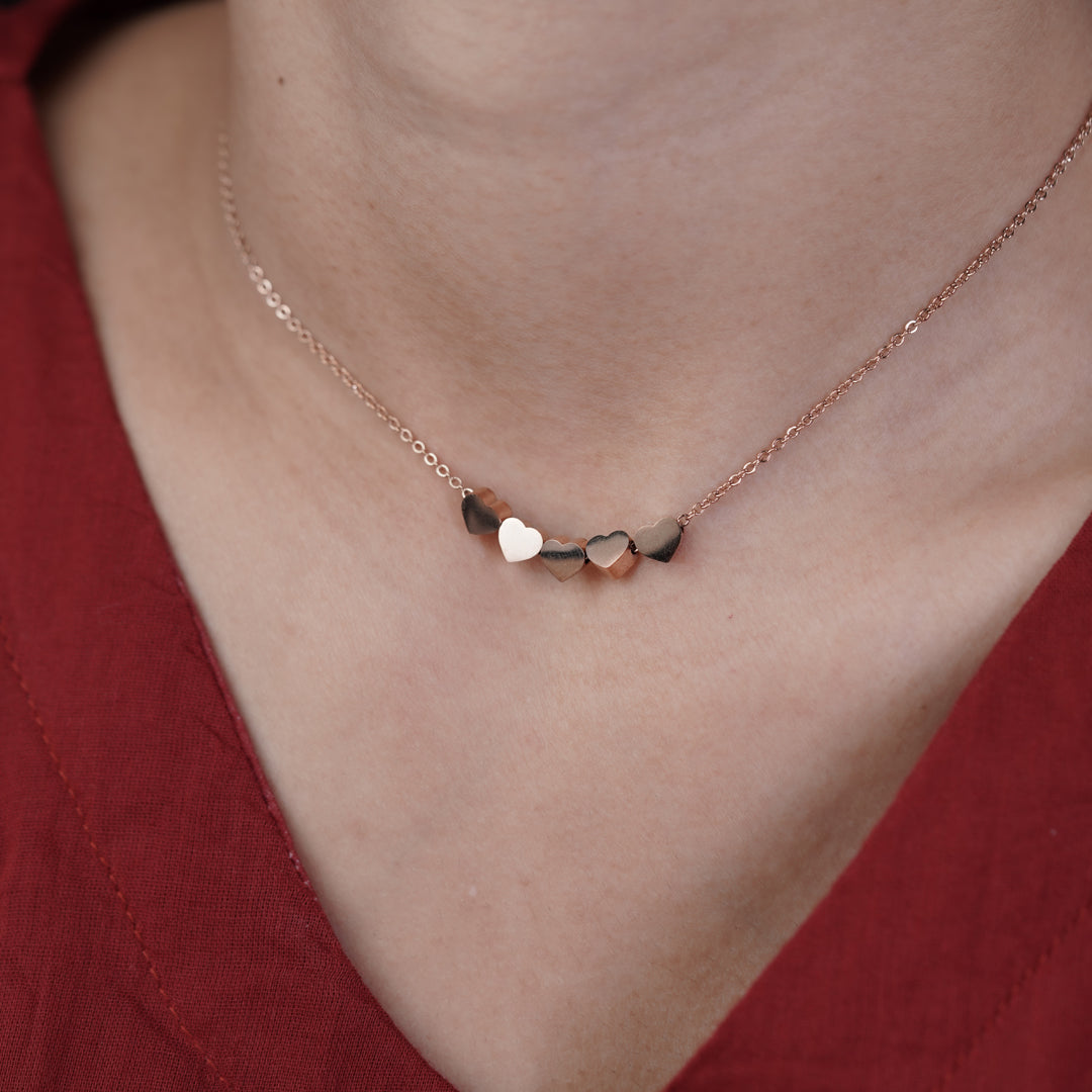 Bharati Rose Gold Necklace GWN -28