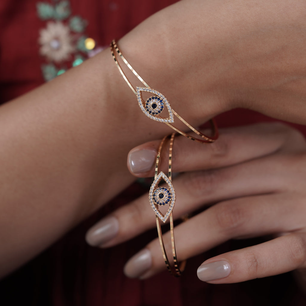 Wibestone Nazar Bangles – Elegant Protection with Timeless Style