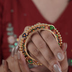 Multicolor Meenakari Beaded Bangles GB -11