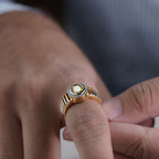 Men’s Gold-Tone Yellow Stone Ring GMR -10