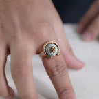 Men’s Gold Om Two-Tone Ring GMR -6