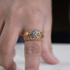 Men’s Gold Om Symbol Ring GMR -4