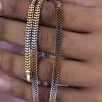 Men’s Gold & Silver Two-Tone Curb Chain GMC -8