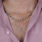 Men’s Gold & Silver Dual-Tone Link Chain GMC -6