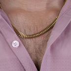 Men’s Gold Tone Wheat Chain GMR -9