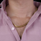 Men’s Gold Tone Wheat Chain GMR -9