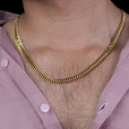 Men’s Gold Tone Wheat Chain GMR -9