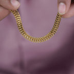 Men’s Gold Tone Wheat Chain GMR -9