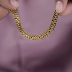 Men’s Gold Tone Wheat Chain GMR -9