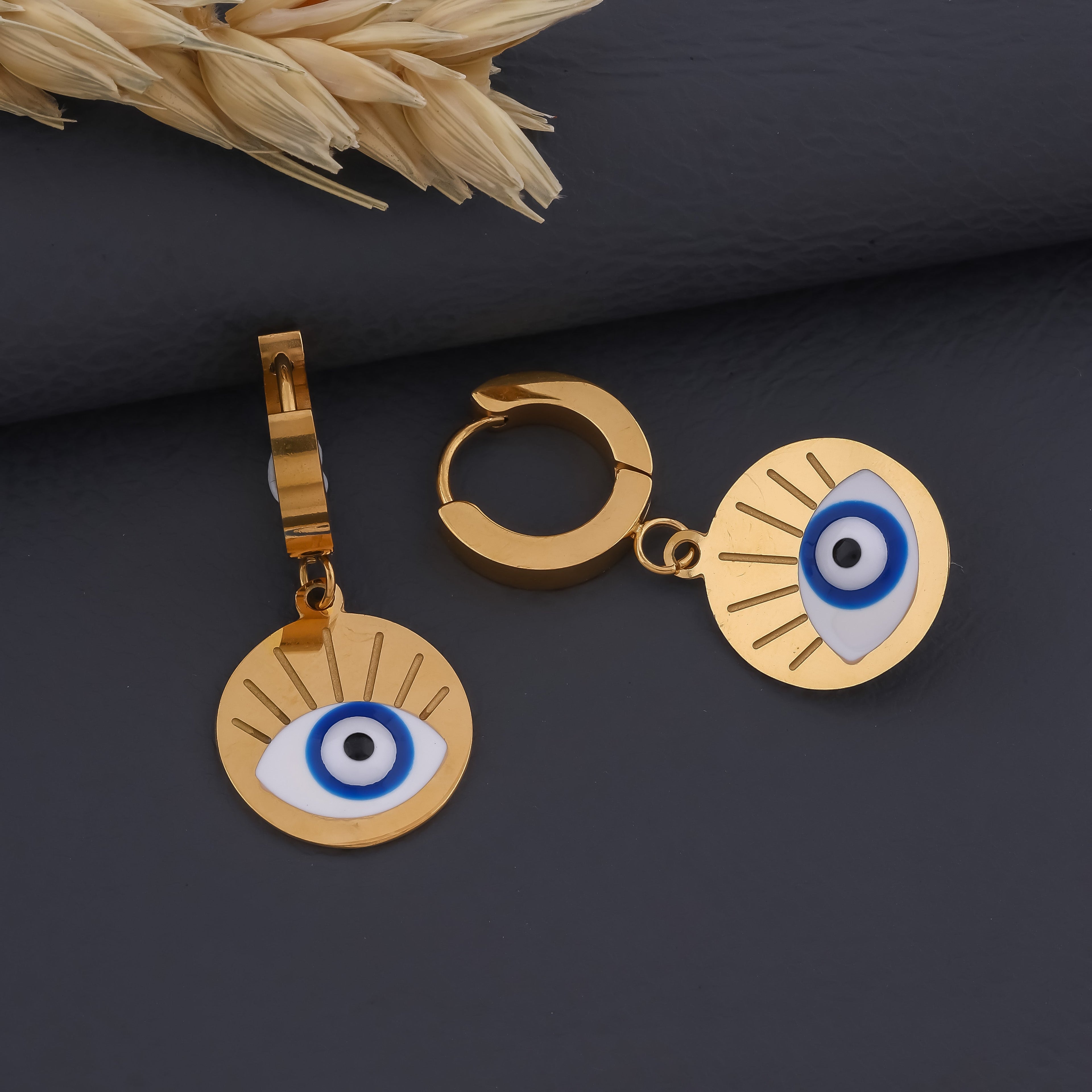 Evil Eye Round Earing GWE -5