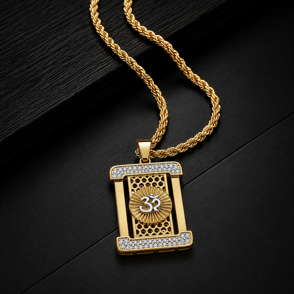 Men’s Om Pendant Chain GMC -6