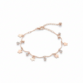 Gold Butterfly Charm Anklet GWA -44