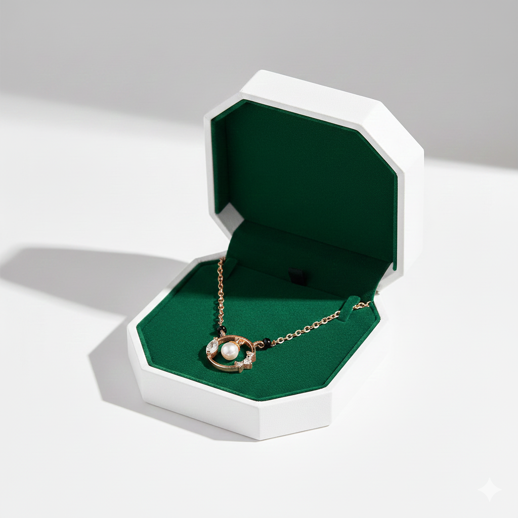 Wibestone Diyela Gold Pearl Mangalsutra – Classic Pearl Elegance