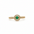 Manali green Diamond Ring GWR -93