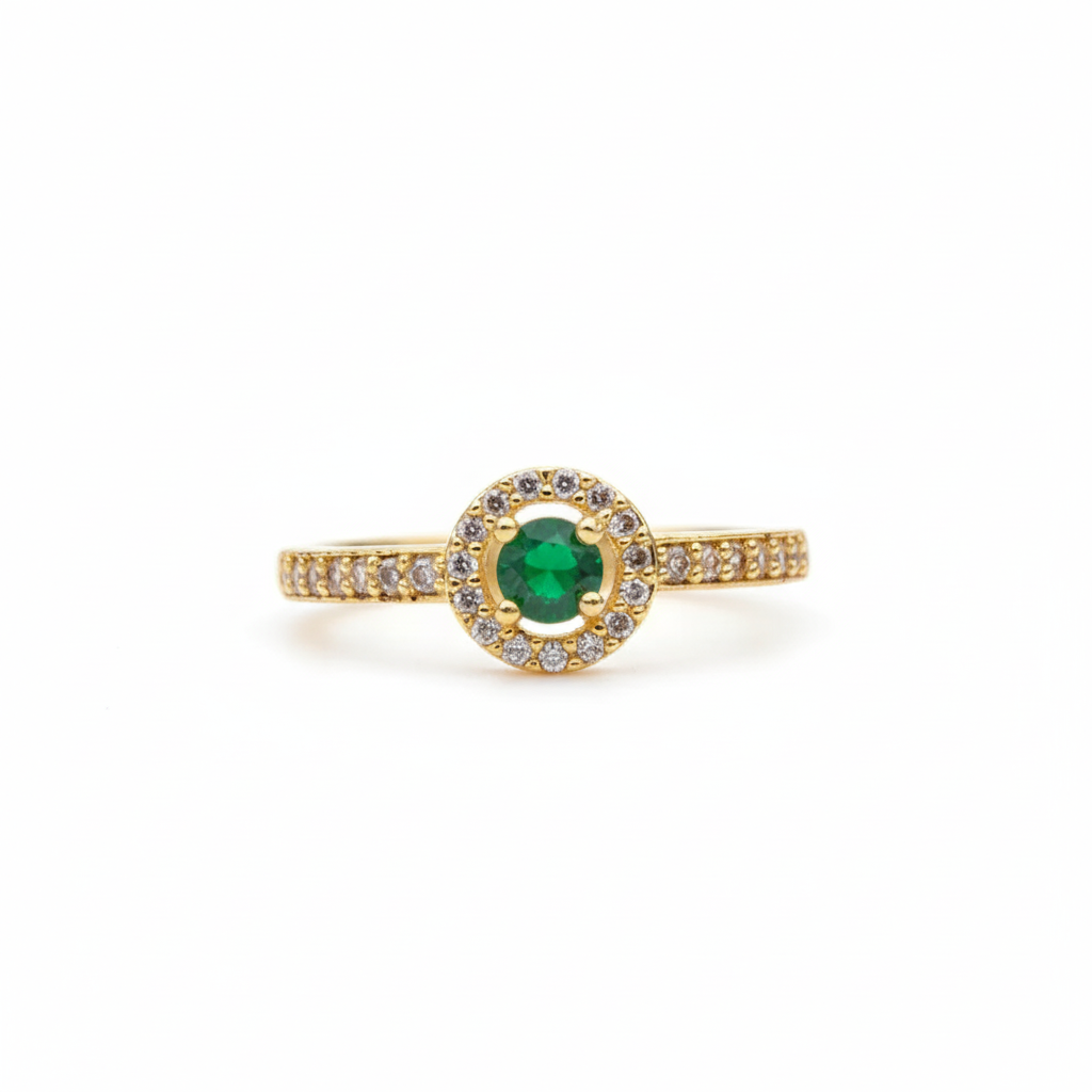 Manali green Diamond Ring GWR -93