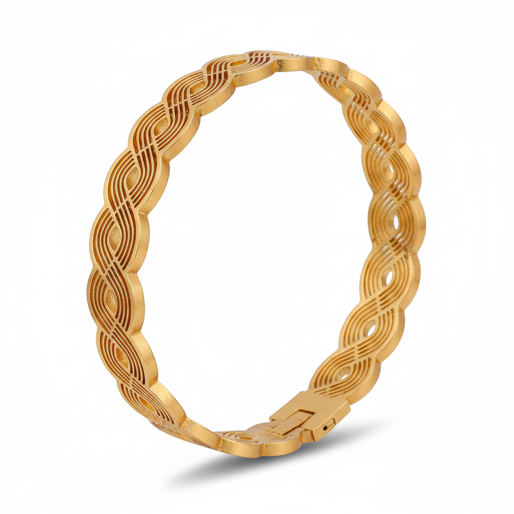 Wibestone Infinity Kada – Endless Elegance Bracelet