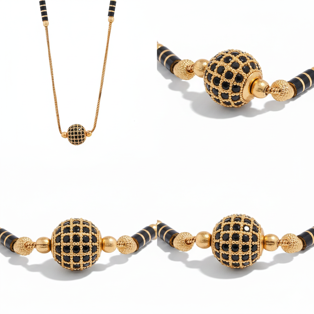 Wibestone Kavya Mangalsutra – Timeless Tradition with Modern Grace