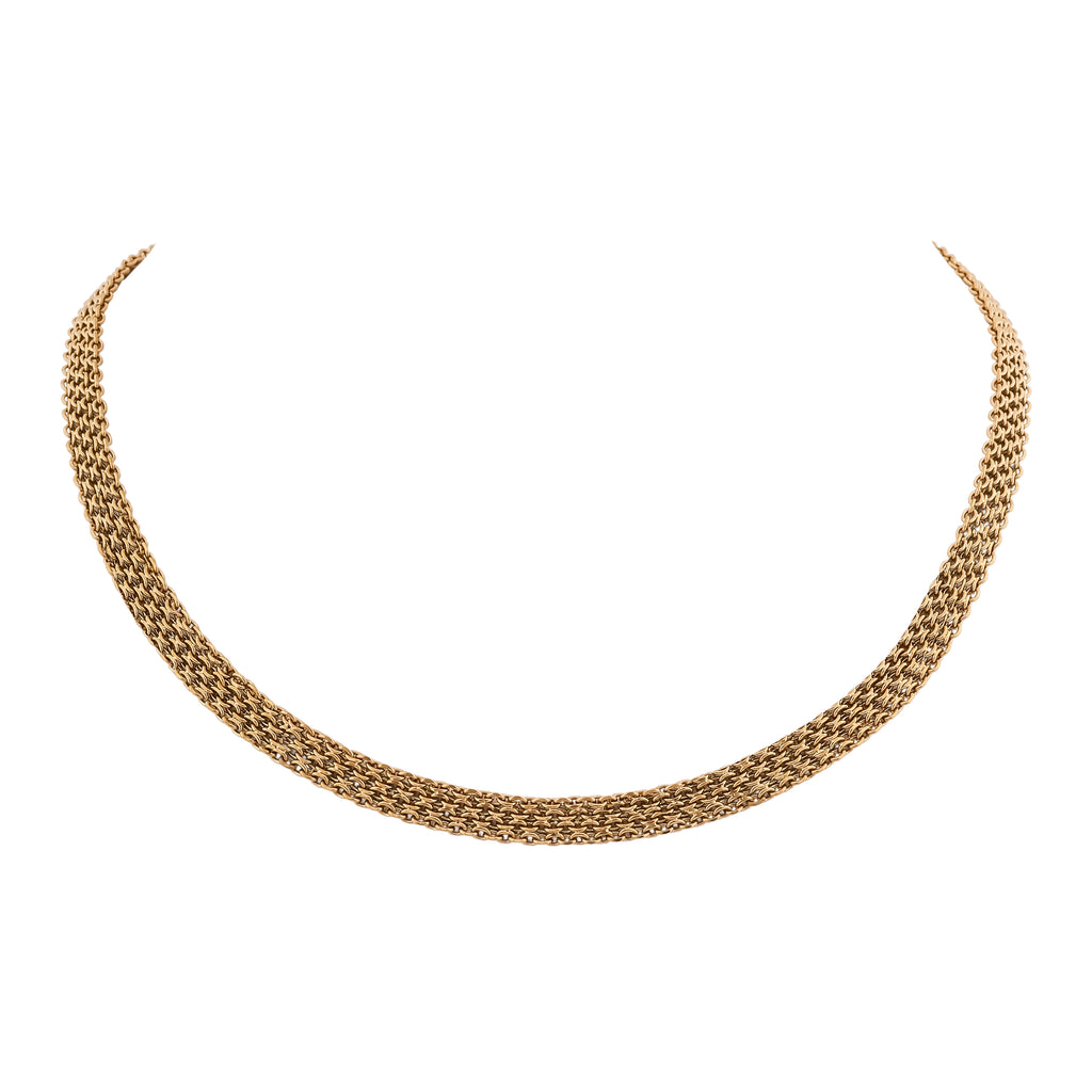 Men’s Gold Tone Mesh Chain GMC -10