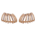 Golden Wave Studs Earring GWE -6