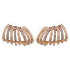 Golden Wave Studs Earring GWE -6