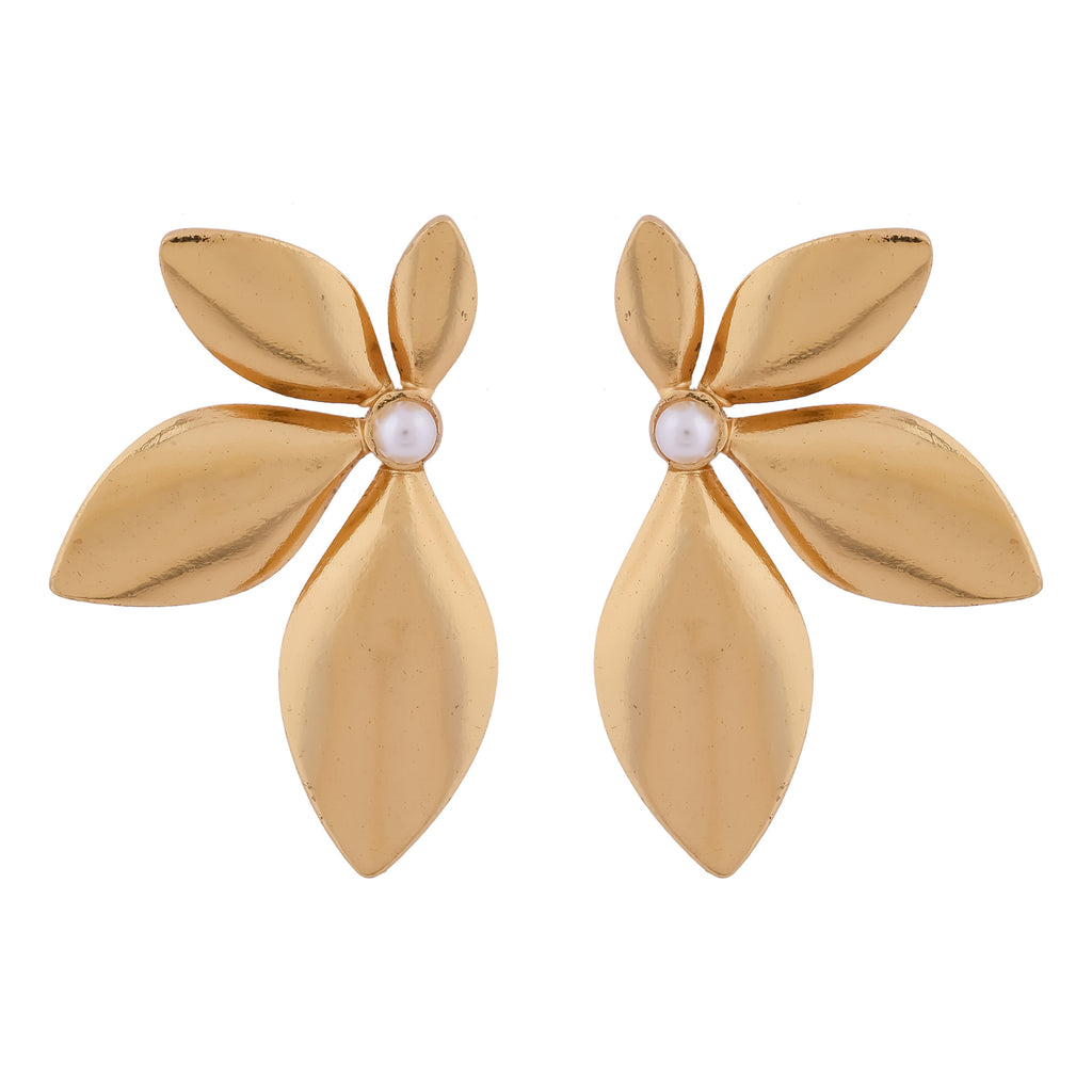Gold Flower Women Earring GWE -8