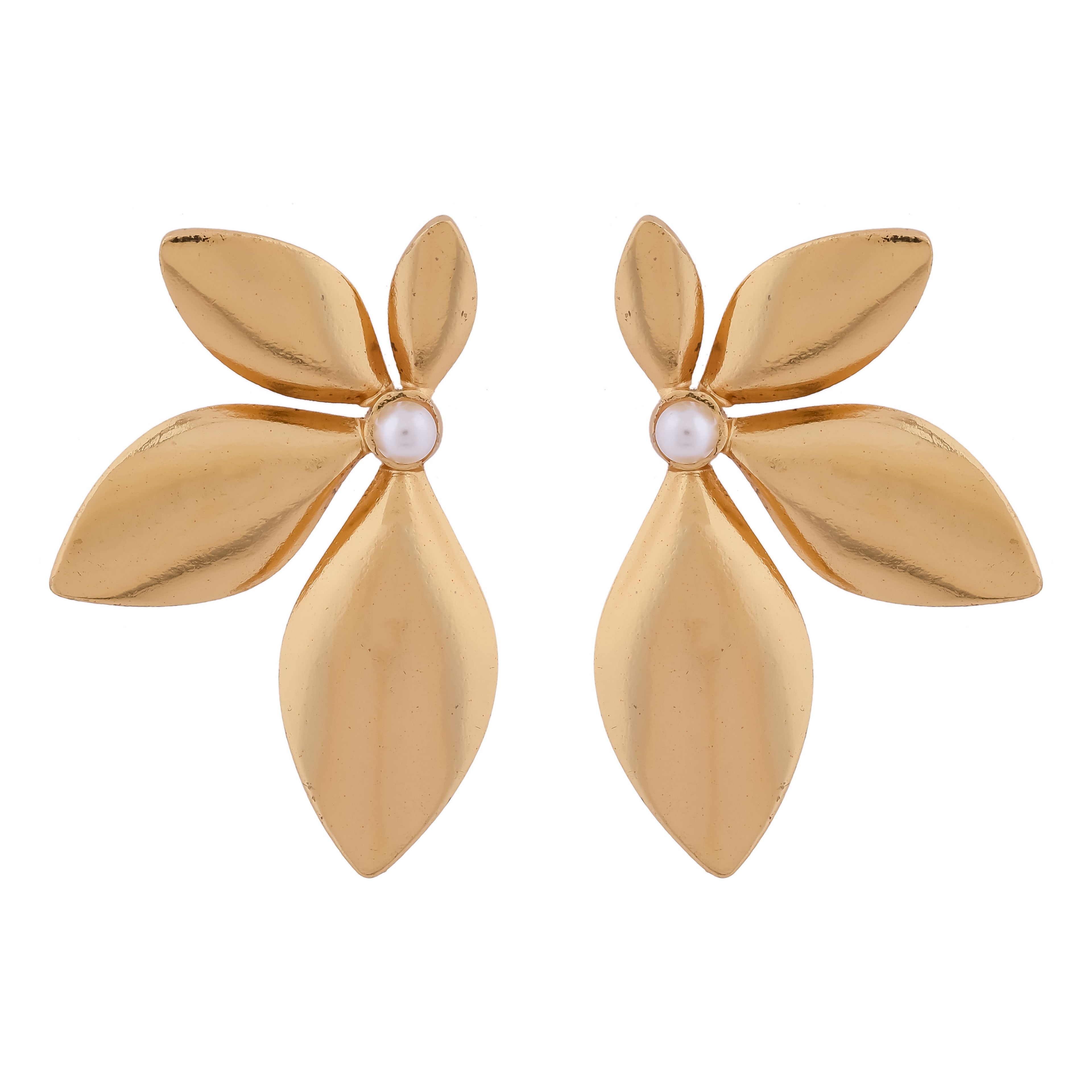 Gold Flower Women Earring GWE -8