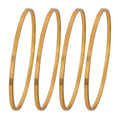 Classic Gold Plain Bangles GB -6