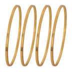 Classic Gold Plain Bangles GB -6
