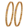 Gold Floral Lattice Bangles GB -2